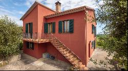 The Casa Rosa with garden, Vaiano,Castiglione del Lago,Perugia-Umbria