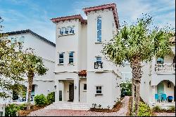  Seagrove Beach Mediterranean-Style Home Steps From the Sand