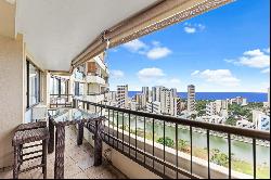 Marco Polo Apts, Kapiolani, Coastline, Marina/Canal, Ocean, Sunset views