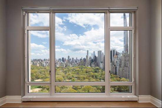 High Floor Central Park View 3BR at 15CPW