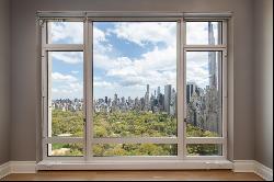 High Floor Central Park View 3BR at 15CPW