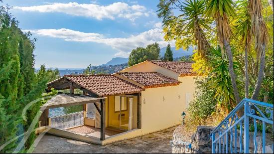 Menton - Garavan - Villa 4 bedrooms - Panoramic sea view -