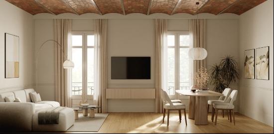 SPECTACULAR REFURBISHED FLAT IN EIXAMPLE (SANT ANTONI), Barcelona 08015