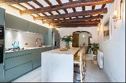 Historic luxury townhouse with roof terrace for sale in Sitges.