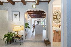 Historic luxury townhouse with roof terrace for sale in Sitges.