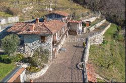 Panoramic and private stone farmhouse