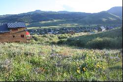 Large .39 Acre Quality Homesite Situated on the Hill at Crested Butte South!