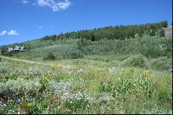 Large .39 Acre Quality Homesite Situated on the Hill at Crested Butte South!