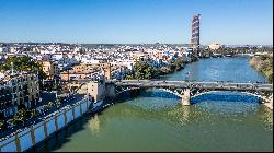 Apartment with views of the Triana Bridge, the Cathedral, and the Torre del Oro