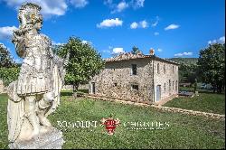 TUSCAN FARMHOUSE FOR SALE IN SIENA, ABBEY OF ST. GALGANO