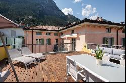 Riva del Garda, the terrace overlooking the lake