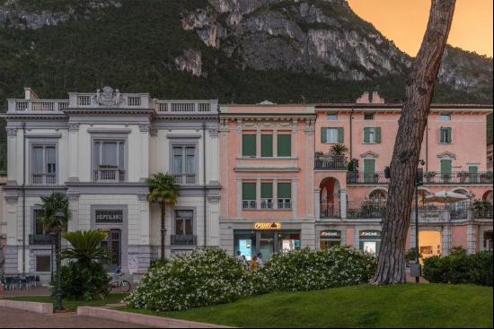 Riva del Garda, the terrace overlooking the lake