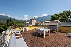 Riva del Garda, the terrace overlooking the lake