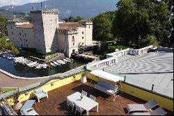 Riva del Garda, the terrace overlooking the lake