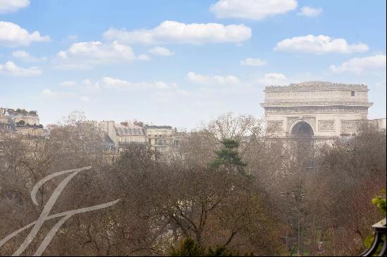 Arc de Triomphe/Foch - Beautiful reception apartment with unobstructed view