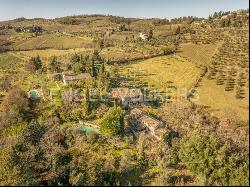 Elegant Farmhouse with Pool and Tennis Court in Chianti Classico