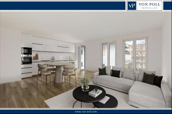 light-flooded apartment in a new building