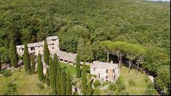 Stone country house in the woods, Monteriggioni, Siena - Tuscany