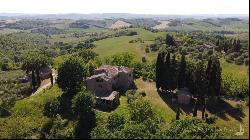 18th-century Stone Country House, Asciano, Siena - Tuscany