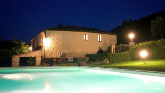 Palazzo d’Ezio country house with pool, Sarteano, Siena – Tuscany