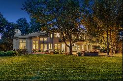 Vine Street sits on a prime corner lot, offering a private one-acre retreat