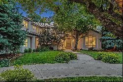 Vine Street sits on a prime corner lot, offering a private one-acre retreat