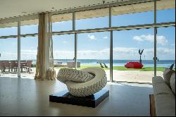 Stunning beachfront apartment.