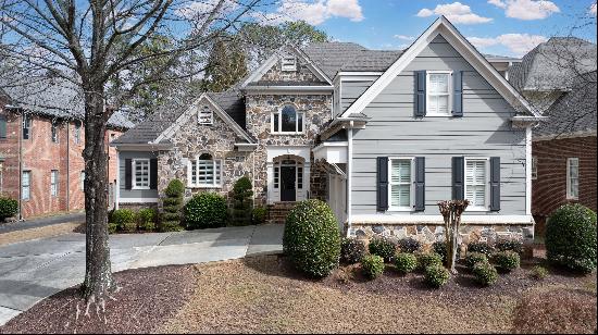 Elegant Home Located on a Cul-de-sac in the Heart of Sandy Springs