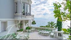 CAP D'AIL - BELLE EPOQUE VILLA - SEA VIEW - 7 BEDROOMS - SWIMMING POOL - GARAGES