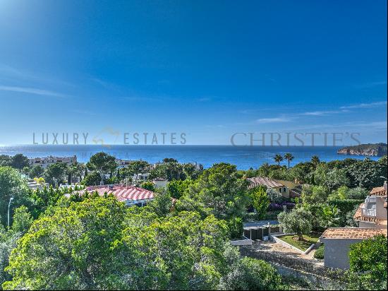 Building plot in Santa Ponsa in the southwest of Mallorca with partial sea views