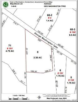 Map Block # 1-04-8 ( George Washington Turnpike, Burlington CT 06013