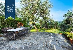 Prestigious property with garden and panoramic pool for sale on the coast of Liguria