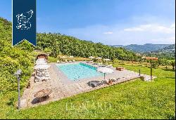 Splendid accommodation facility with swimming pool immersed in the Florentine hills for sa