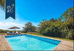 Luxury villa with a pool in an exclusive position by the sea for sale in the province of A