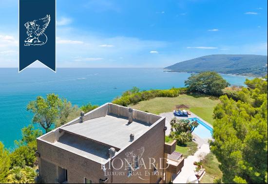 Luxury villa with a pool in an exclusive position by the sea for sale in the province of A