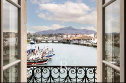 SAINT JEAN DE LUZ, 152 M² APARTMENT WITH VIEW OF THE PORT AND THE MOUNTAINS