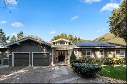 Exquisitely Remodeled, Single-Level Gated Retreat in Lucas Valley Estates