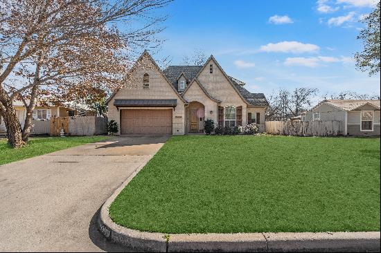 Masterfully crafted home in Arlington Heights near Ridglea North. 