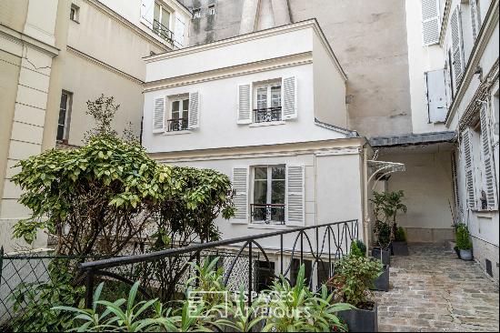 three-level townhome on the edge of the Luxembourg Gardens