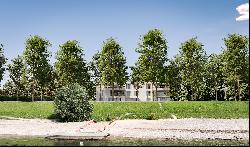 Terrace, sauna, fireplace - by the castle park with a view of the Rhine