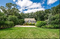 Serene Gated Retreat with Farm Vistas in Water Mill