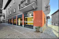 Beautiful commercial space with large display windows for sale in Ascona, just a short wa