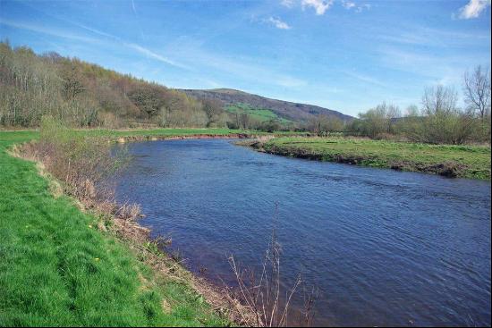 A delightful and prolific Upper Usk Salmon Fishery - nearly 1000 yards, single bank.