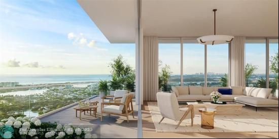 Exquisite 3-bedroom 3-bath over 2,000 square feet with a glass balcony. Viceroy Residences