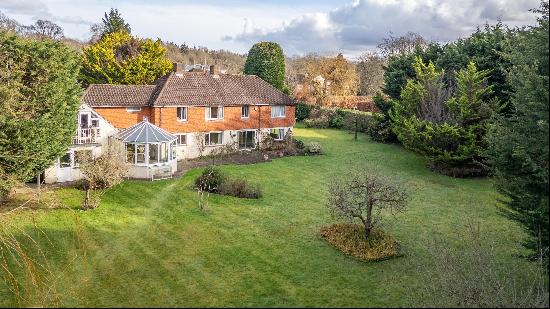 A five bedroom chain-free detached home for sale in the exclusive Crown Estate, Oxshott, K