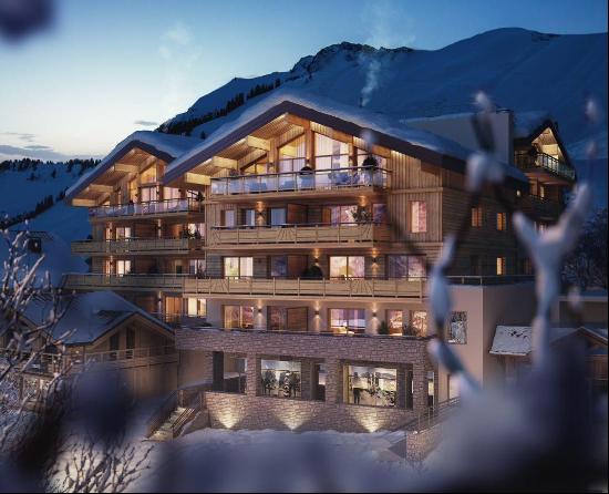 Beautiful two-bedroom apartment in a new residence in Alpe d'Huez.