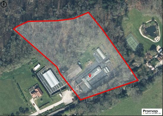 Rare opportunity to obtain a substantial building plot with services and out line planning