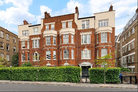 A three bedroom apartment set on the ground floor of a small, individual, period mansion b