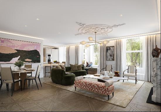 A one-of-a-kind residence in the heart of Belgravia with views over Grosvenor Gardens.