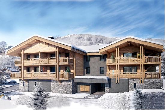 Superb two bedroom duplex apartment for sale in Cairn Harmony development in Les Gets.